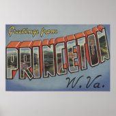Princeton, West Virginia - Grote Letter-scènes Poster (Voorkant)