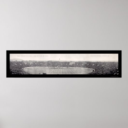 Princeton Yale Football Foto 1915 Poster (Voorkant)