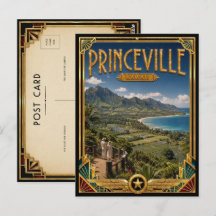 Princeville Hawaii Vintage Art Deco Gouden Tijdper