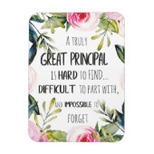 Principal Appreciation Gift Principal Kantoor Magneet (Verticaal)