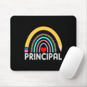 Principal Boho Rainbow Leopard Back To School Prin Muismat (Met muis)