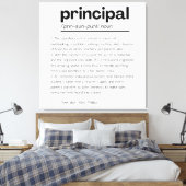 Principal Definition Print, Aangepaste Principal G Canvas Afdruk (Insitu (Slaapkamer))