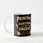 Principal: Everything Is Urgent | Funny Admin Gift Koffiemok (Links)