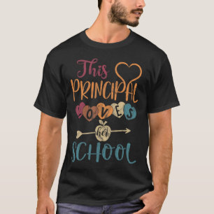 Principal houdt van haar schoolleraar Fun Principa T-shirt