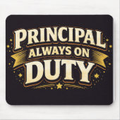 Principal: Nothing Is Simple | Funny Admin Gift Muismat (Voorkant)