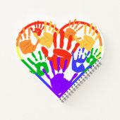 Principal Pride Heart Shaped Notitieboek (Achterkant)