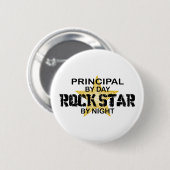 Principal Rock Star by Night Ronde Button 5,7 Cm (Voorkant /achterkant)