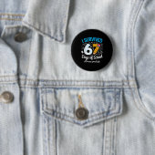 Principal Survived 67 Days Of School Humor Design Ronde Button 5,7 Cm (In situ)
