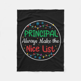 Principals maken de leuke lijst altijd grappig met fleece deken