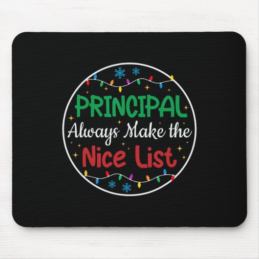 Principals maken de leuke lijst altijd grappig met muismat (Voorkant)