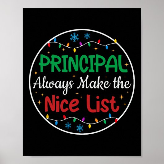 Principals maken de leuke lijst altijd grappig met poster (Voorkant)