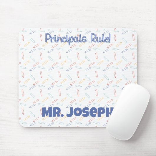 Principal's Regel Kleurrijk Muismat (Met muis)