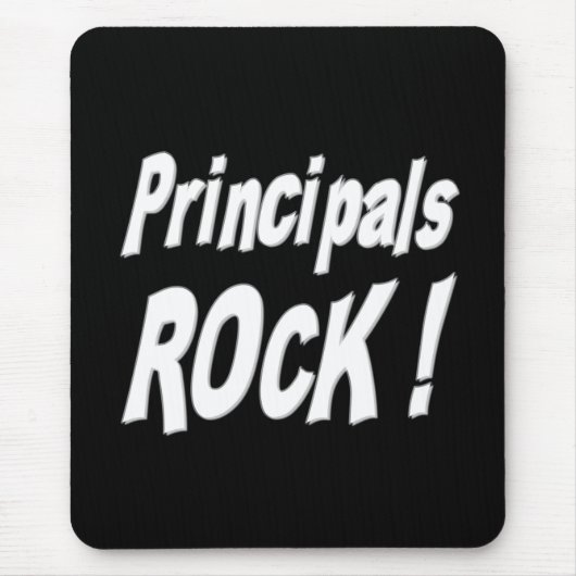 Principals Rock! Mousepad Muismat (Voorkant)