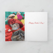 PRINCIPE TATUS CAT EN PIGEON Vaderdag Kaart (Binnen)