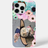 PRINCIPE TATUS/ELEGANT CAT, BIG DIVA-PET EN -ROZEN Case-Mate iPhone CASE (Achterkant)