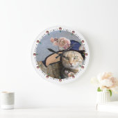 PRINCIPE TATUS/ELEGANT CAT, BIG DIVA-PET EN -ROZEN GROTE KLOK (Huis)