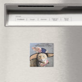 PRINCIPE TATUS/ELEGANT CAT, BIG DIVA-PET EN -ROZEN MAGNEET (Insitu (Vaatwasser))