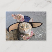 PRINCIPE TATUS/ELEGANT CAT, BIG DIVA-PET EN -ROZEN VISITEKAARTJE (Achterkant)