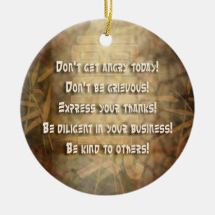 Principes REIKI Usui Keramisch Ornament