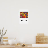 Principes van Kunst - Eenheid, Kandinsky Poster (Keuken)