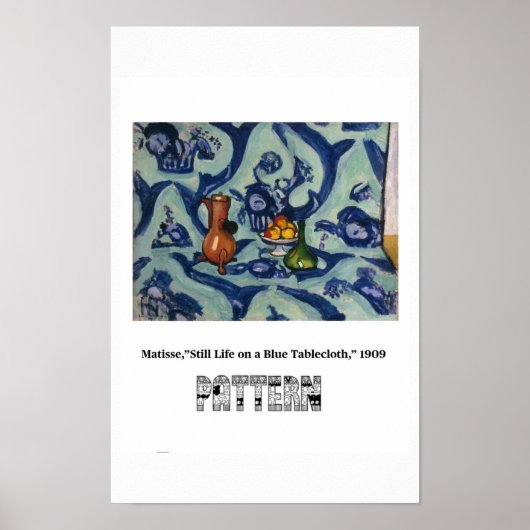 Principes van Kunst - Patroon, Matisse Poster (Voorkant)