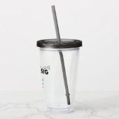 Principes van Phi Sigma Kappa Acryl Drinkbeker (Links)