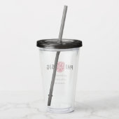 Principes van Phi Sigma Kappa Acryl Drinkbeker (Achterkant)