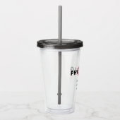 Principes van Phi Sigma Kappa Acryl Drinkbeker (Rechts)