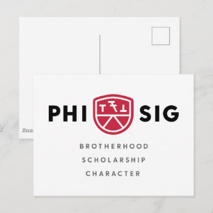 Principes van Phi Sigma Kappa Briefkaart