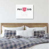 Principes van Phi Sigma Kappa Canvas Afdruk (Insitu (Slaapkamer))