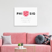 Principes van Phi Sigma Kappa Canvas Afdruk (Insitu (Woonkamer))