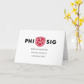 Principes van Phi Sigma Kappa Kaart (Gele Bloem)
