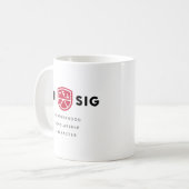 Principes van Phi Sigma Kappa Koffiemok (Voorkant links)