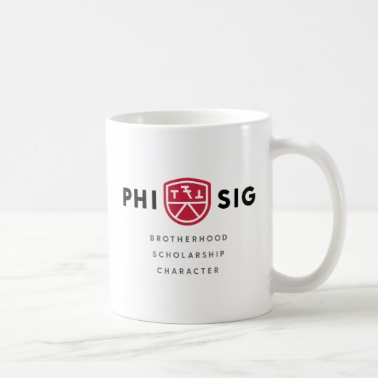 Principes van Phi Sigma Kappa Koffiemok (Rechts)