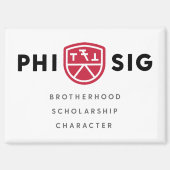 Principes van Phi Sigma Kappa Magneet (Voorkant)