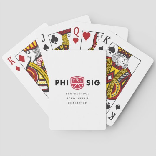 Principes van Phi Sigma Kappa Pokerkaarten (Achterkant)