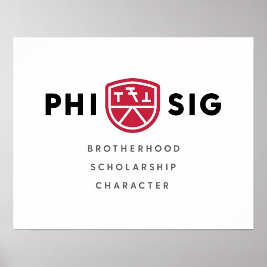 Principes van Phi Sigma Kappa Poster (Voorkant)