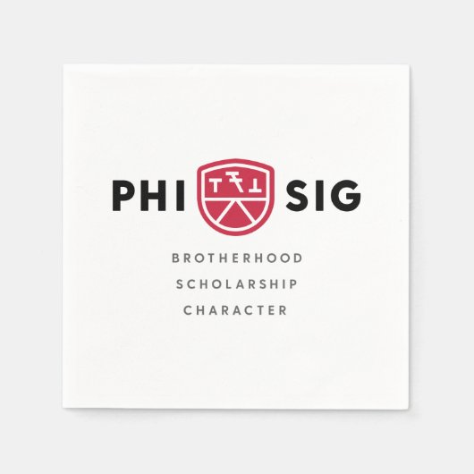 Principes van Phi Sigma Kappa Servet (Voorkant)