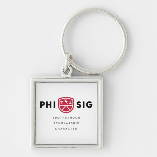 Principes van Phi Sigma Kappa Sleutelhanger (Voorkant)
