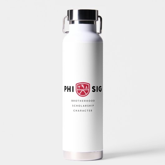 Principes van Phi Sigma Kappa Waterfles (Voorkant)