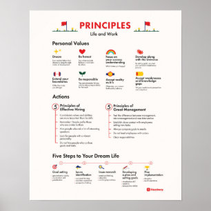 Principes Werkgemotivatie Kantoor Poster werknemer