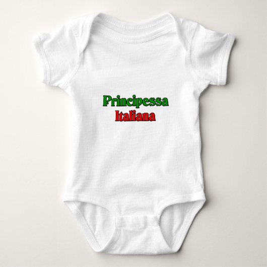 Principessa Italiana (Italiaanse prinses) Romper (Voorkant)