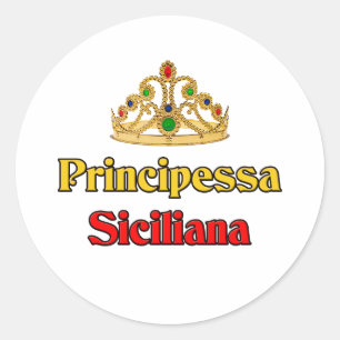 Principessa Siciliana... Ronde Sticker