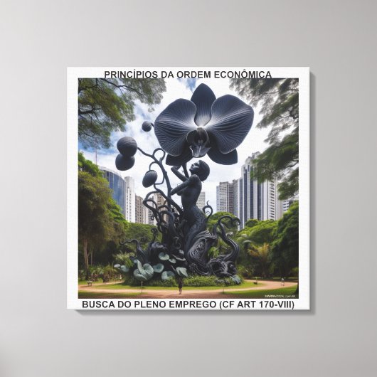 PRINCÍPIOS DA ORDEM ECONÔMICA - CANVAS esticada (Voorkant)