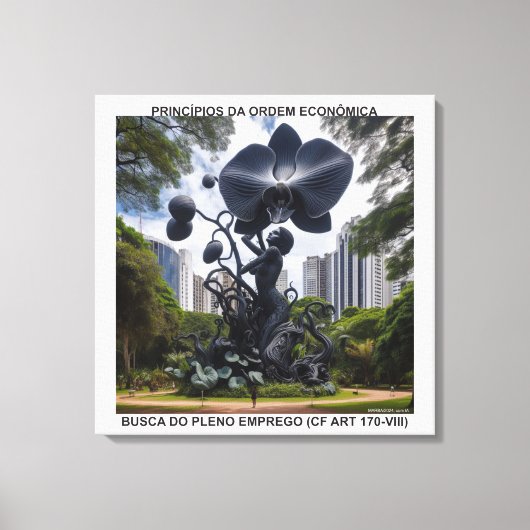 PRINCÍPIOS DA ORDEM ECONÔMICA - CANVAS esticada (Voorkant)