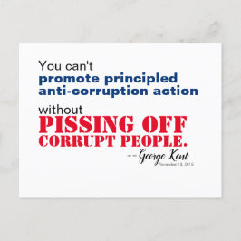 Principled Anti-Corruptie zonder af te schrikken Briefkaart