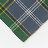 Pringle Clan Badge Tartan Pset Fleece Deken (Hoek)