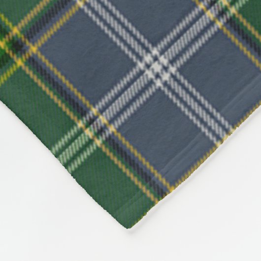 Pringle Clan Badge Tartan Pset Fleece Deken (Hoek)