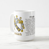 Pringle, de oorsprong, de betekenis en de rest koffiemok (Voorkant links)