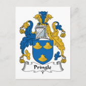 Pringle Family Crest Briefkaart (Voorkant)